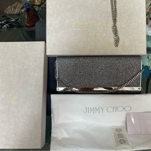 Jimmy Choo Anthracite Clutch